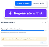 AI form fill software for home care - CareSmartz360