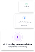 Home care software for automated prescription processing