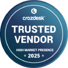 CareSmartz360 Crozdesk Trusted Vendor Award 2025