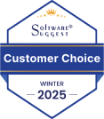 CareSmartz360 SoftwareSuggest Customer Choice Winter 2025 badge