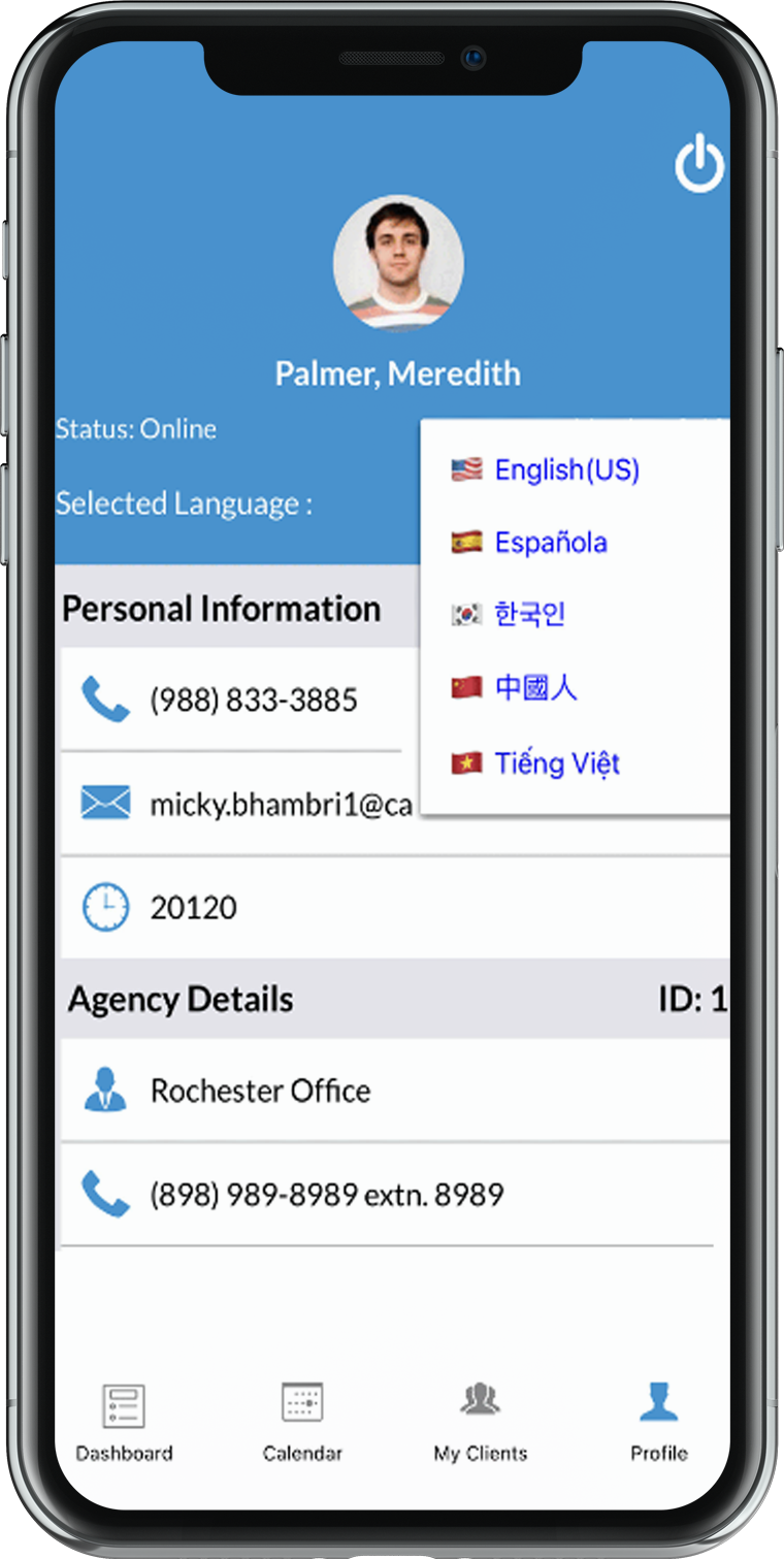 GPS-enabled evv mobile app