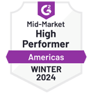 G2 Award for High Performance 2024 - CareSmartz360