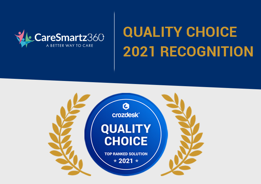 CareSmartz360 Wins Crozdesk Excellence in Quality Choice Award