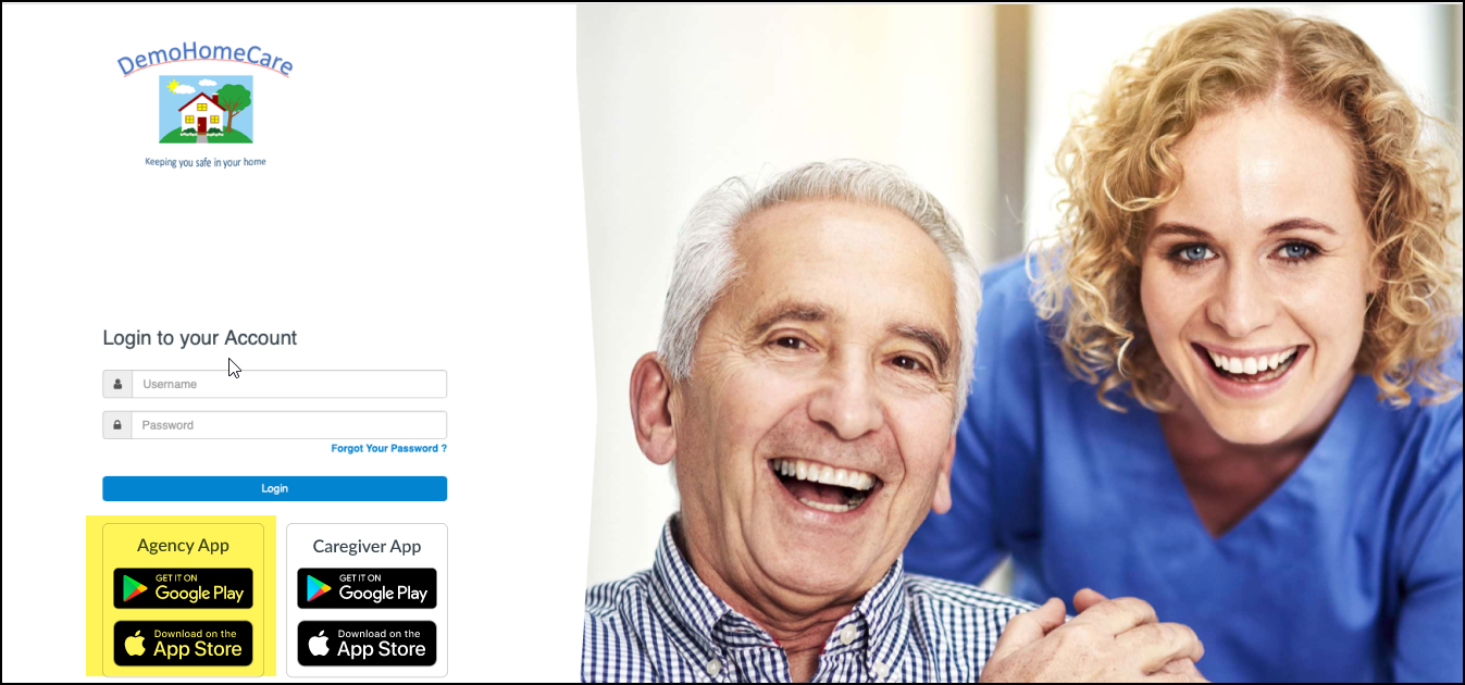 CareSmartz360 portal login screen update