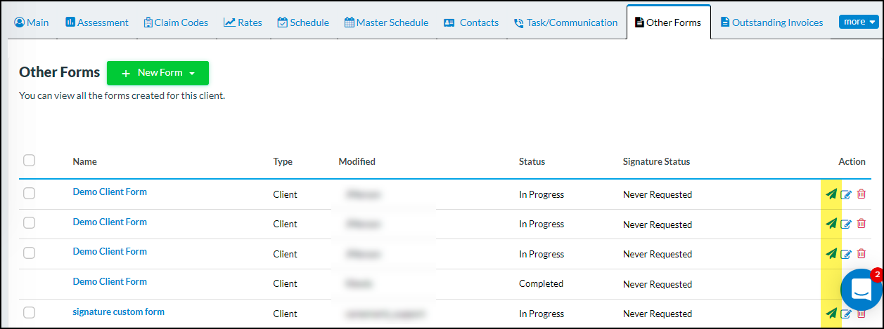 Display Variance Report In Home Care Client Portal