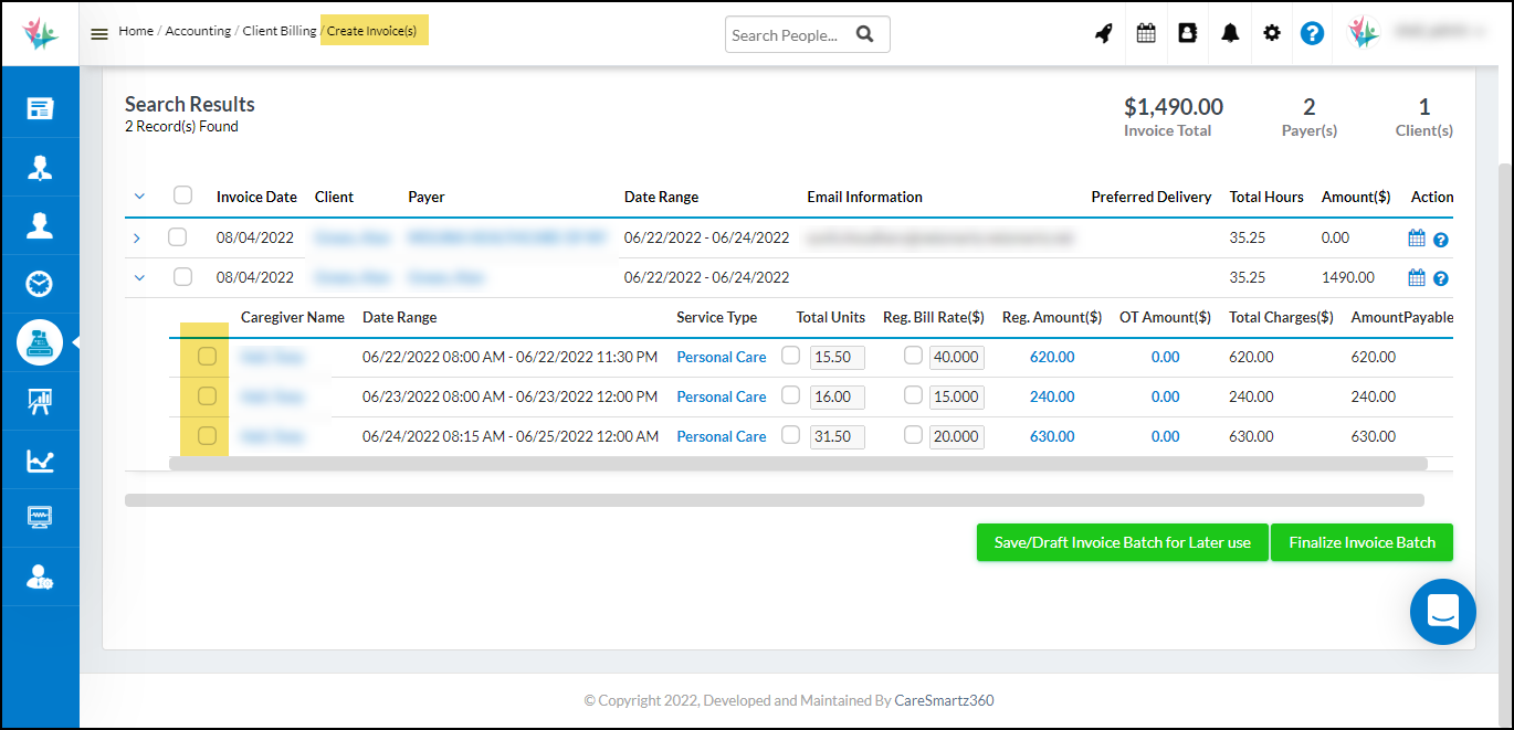 Home Care Billing Software Solution