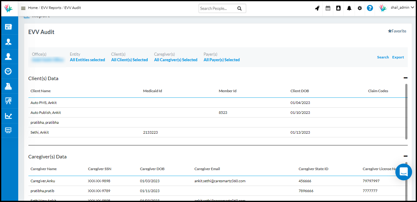 Electronic Visit Verification Audit Report Update