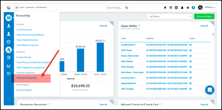 Viventium Integration Payroll Updates
