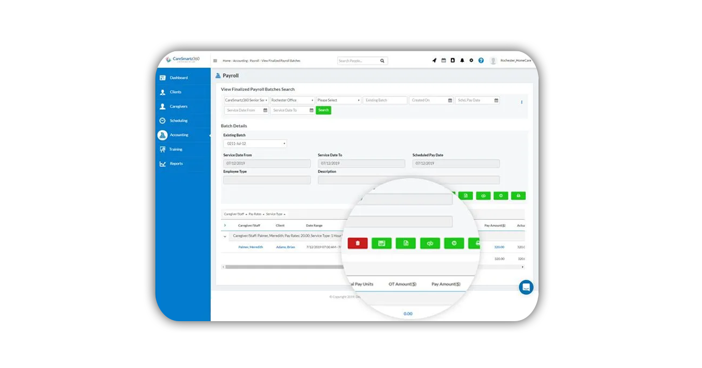 Home Care Payroll Management Software