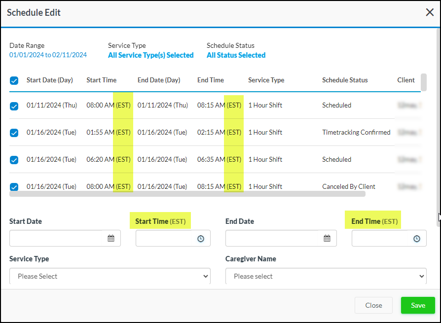 CareSmartz360 Client Profile Update for Agency Users