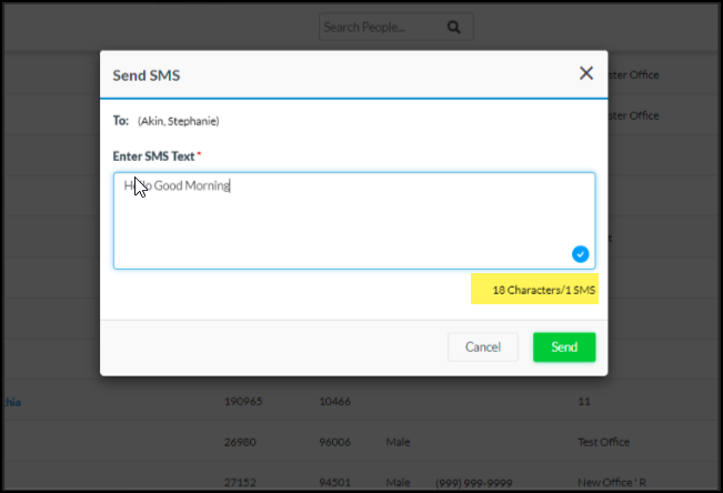 CareSmartz360 SMS Update for Users