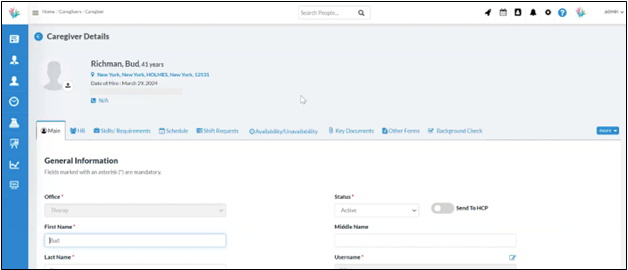 CareSmartz360 Caregiver Background Verification Update
