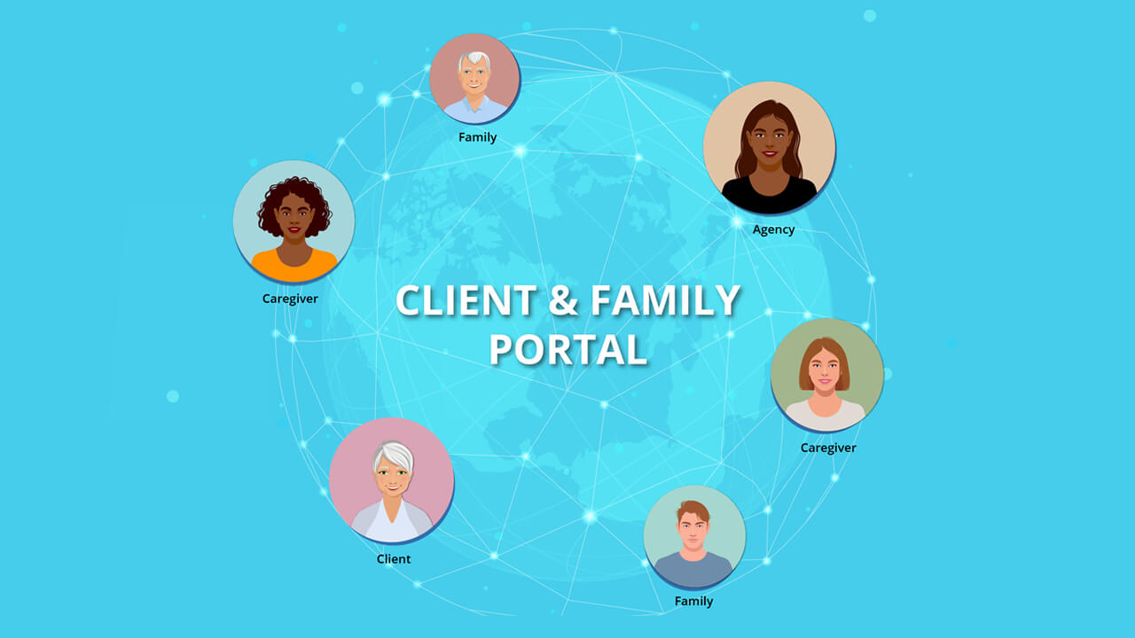 home care client and family portal
