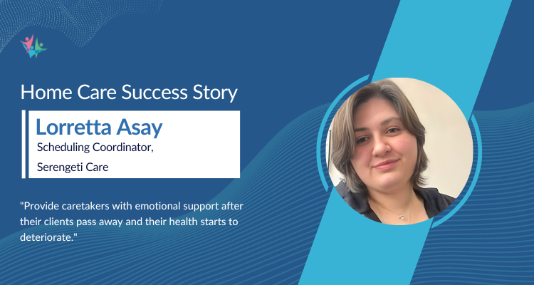 Homecare success story with Loretta