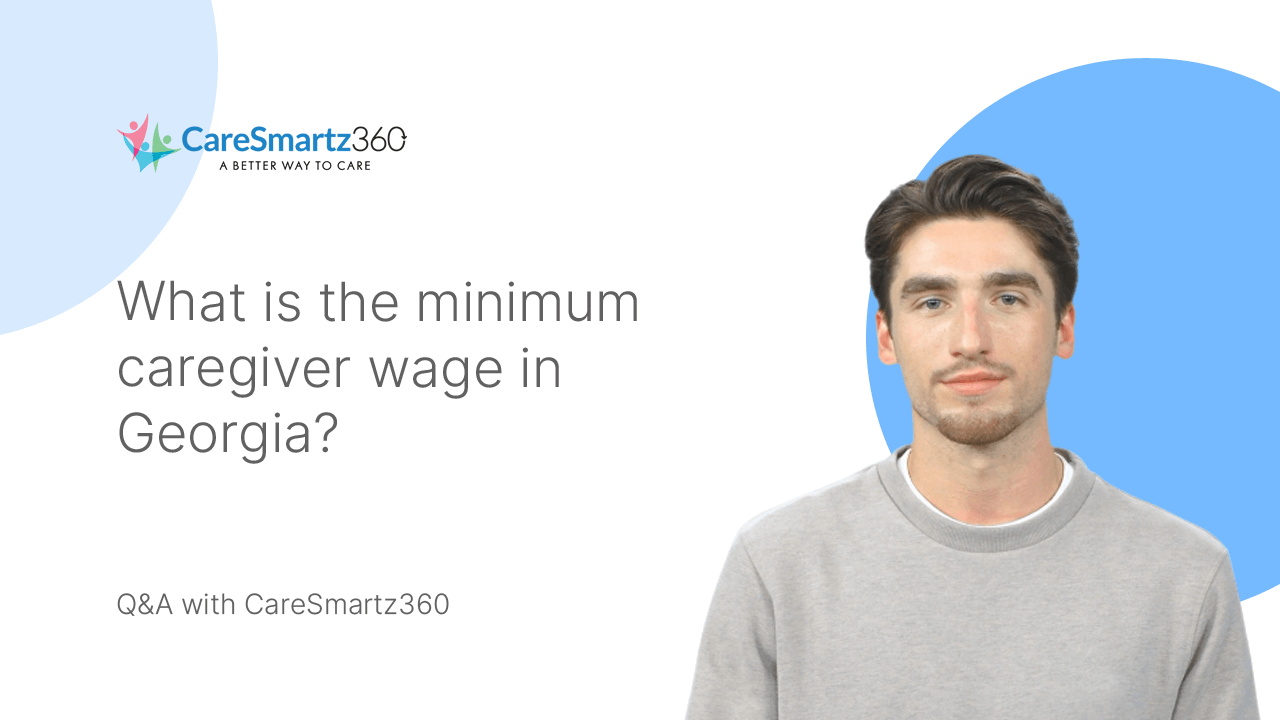 minimum caregiver wage in Georgia