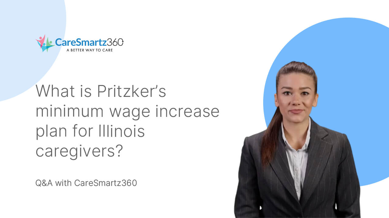 Pritzker's minimum caregiver wage increase plan in Illinois