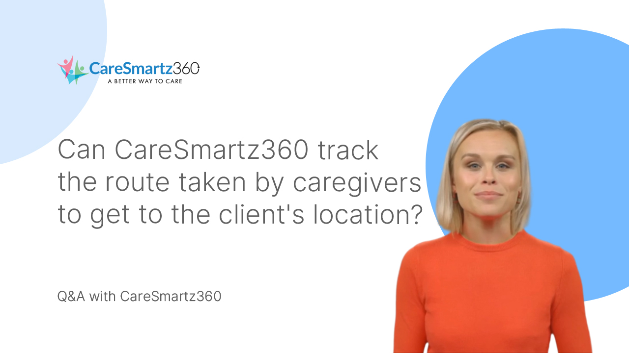 tracking caregiver routes with evv software