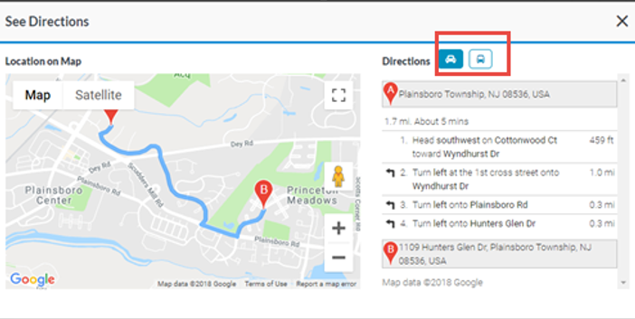 show-directions