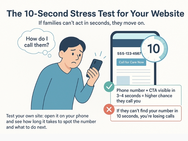 Website optimization tactic – effortless call for clients