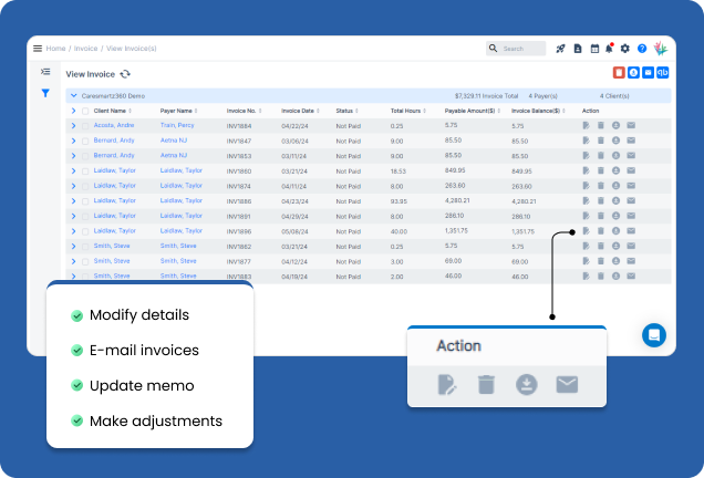 Home Care Billing - CareSmartz360
