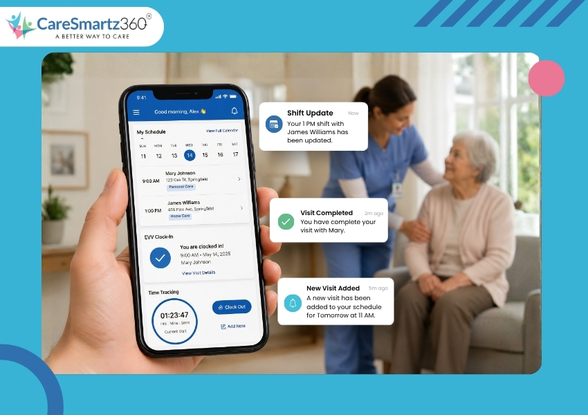 How Can Home Care Apps Improve Caregiver Scheduling and Time Tracking?