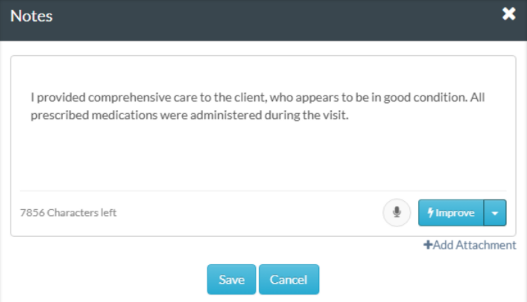 New AI note suggestion approval update in the Caregiver App and Portal.