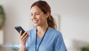 Home care AI voice bot for caregiver communication