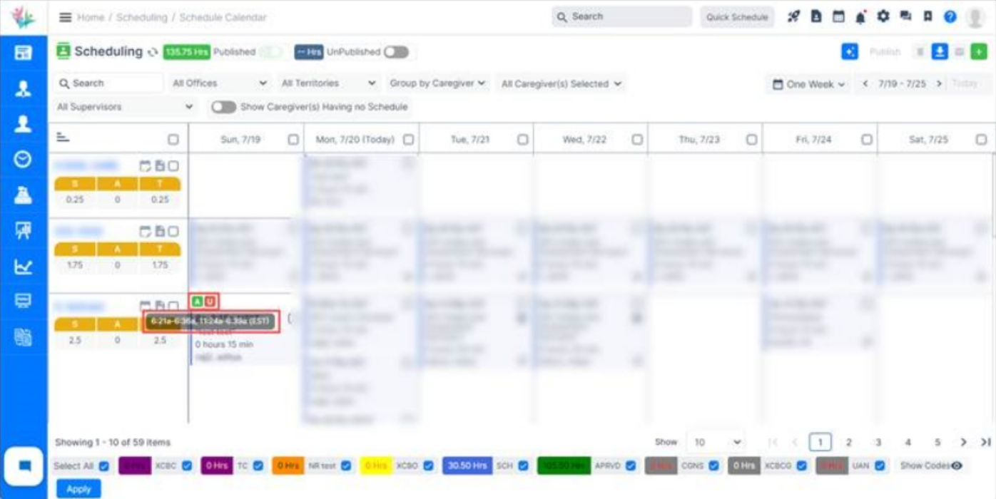 CareSmartz360 updates caregiver availability and unavailability visibility