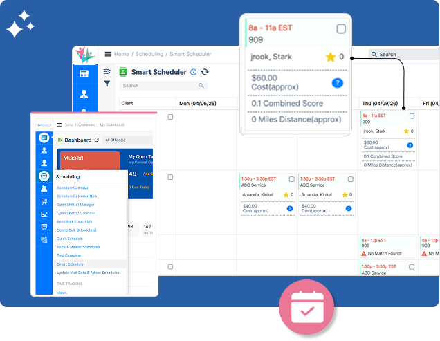 AI Smart Scheduler for home care agencies -CareSmartz360