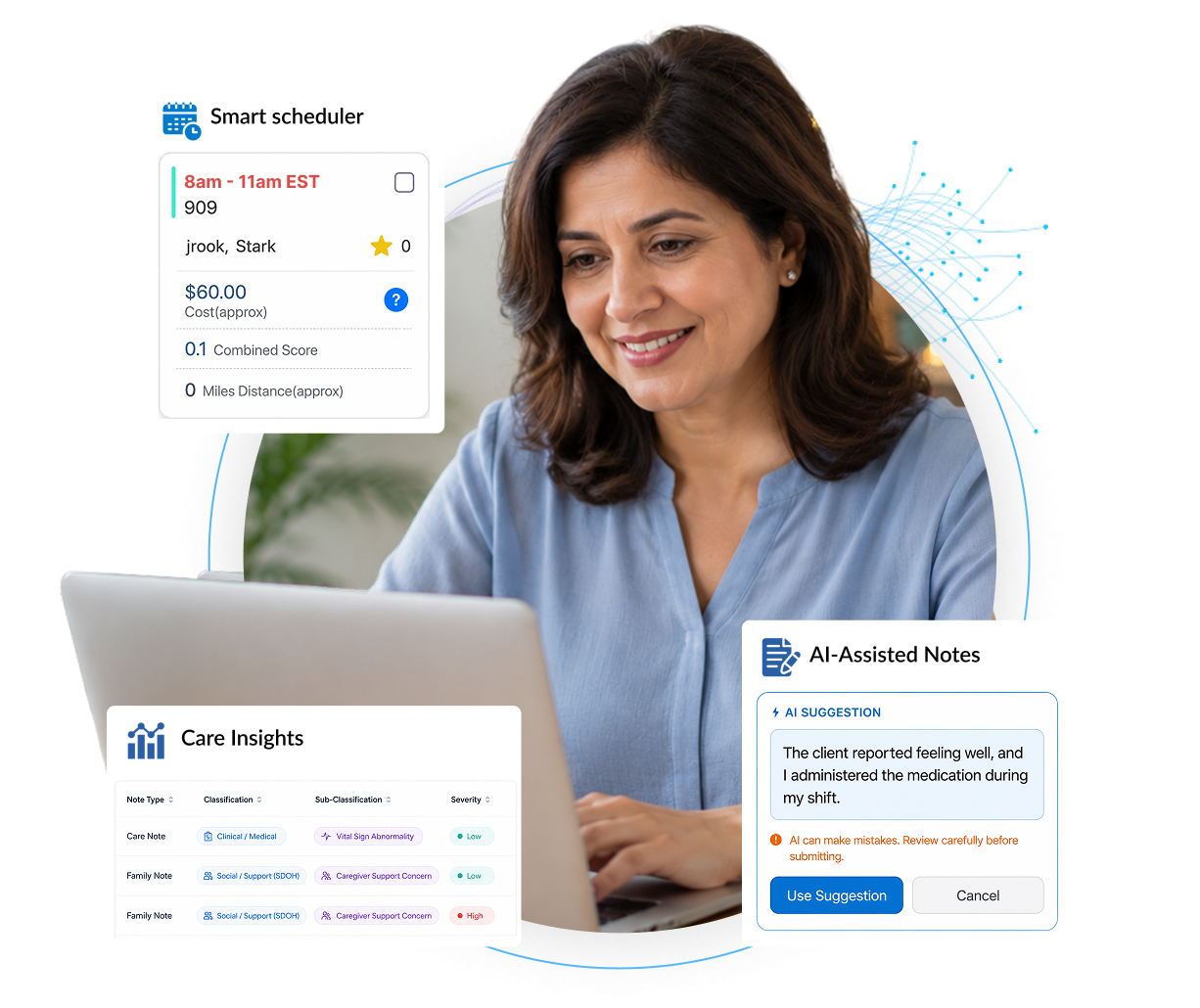 CareSmartz360 AI solutions for home care agencies