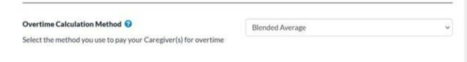 Payroll updated with overtime calculation method selection