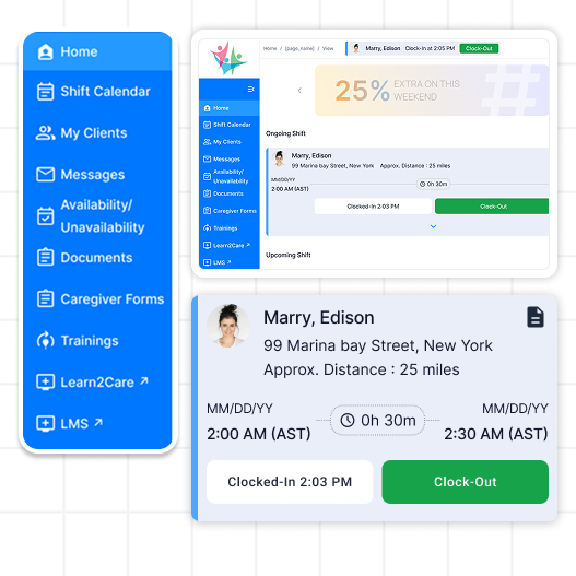 Caregiver portal - CareSmartz360