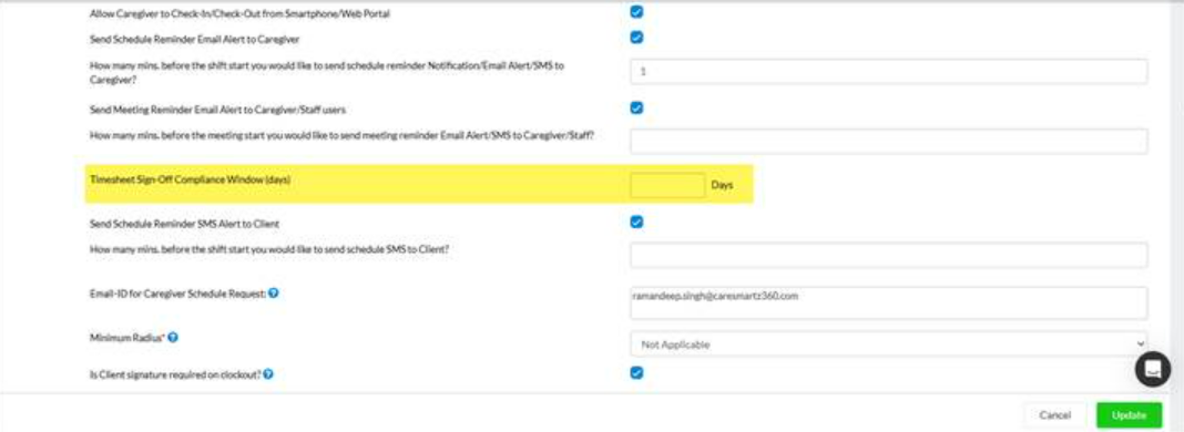 New caregiver timesheet review & sign-off feature in the CareSmartz360 Agency Portal