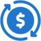 Home Care cash flow icon