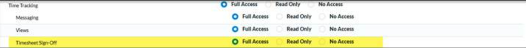 User permission controls for caregiver timesheet sign-off update in the Agency Portal